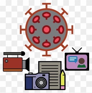 An Image Composed Of Several Icons - Coronavirus Icon Clipart