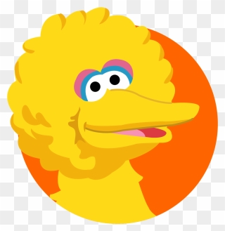 Oscar The Grouch Clipart Big Bird - Sesame Street Big Bird Clipart - Png Download