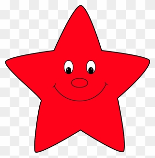 Red Star, Star Clipart - Star Cartoon - Png Download
