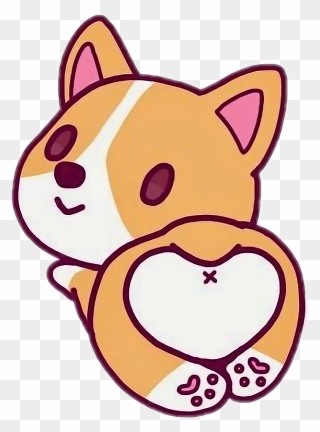 Transparent Kawaii Dog Clipart - Kawaii Valentines Day Drawings - Png Download