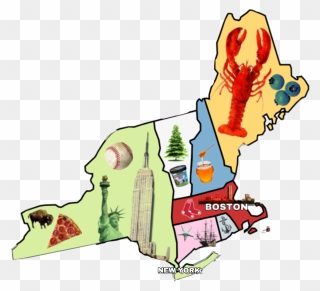 #newengland #newyork #northeast #state #states #massachusettes - Cartoon Clipart