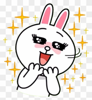 Line Cony Sticker Png Clipart