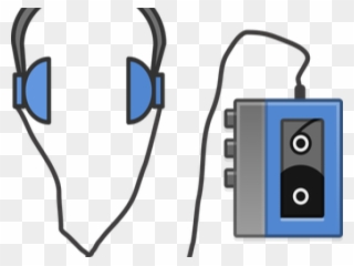 Radio Clipart Tape Player - Cassette Tape Player Clipart - Png Download