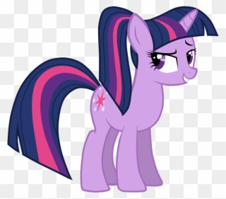 Twilight Sparkle Rainbow Dash Pinkie Pie Pony Derpy - Mlp Twilight Sparkle Ponytail Clipart