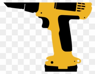 Screwdriver Clipart Power Tool - Electric Drill Clipart - Png Download