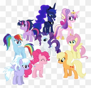 Pinkie Pie Rainbow Dash Twilight Sparkle Rarity Applejack - Pinkie Pie Ponytail Clipart