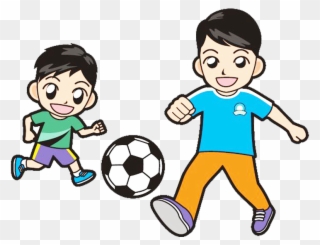 Child Clip Art Play Soccer Parent Picture - Child Playing Soccer Clip Art - Png Download