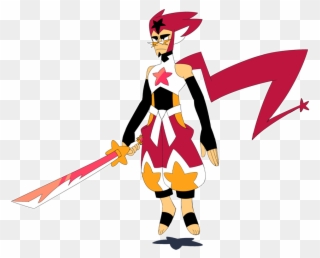 Star Ruby Ronin Screw It, I Did One Of Them Steven - Steven Universe Star Ruby Clipart