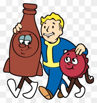 High Noon At The Gulch - Fallout Bottle And Cappy Clipart