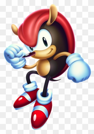 Mighty The Armadillo In - Sonic Mania Plus Mighty Clipart