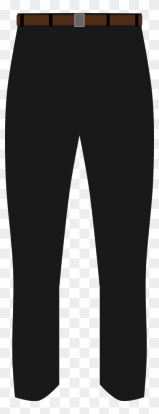 Basic Black Pants Clip Art - Clip Art Black Pants - Png Download