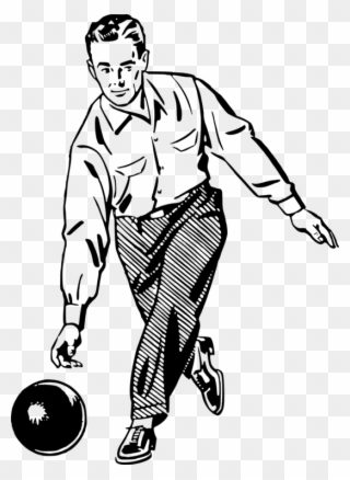 Bowling Pin Bowling Balls - Vintage Bowling Clip Art - Png Download