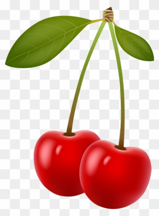 Svg Freeuse Library Cherry Clip Art Red - Cerezas Png Transparent Png