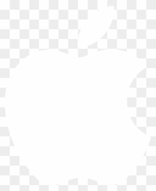 Apple - Apple Logo White Vector Clipart