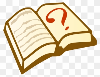 Ask Questions - Question Book - Book Questions Clipart