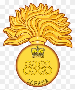 The Canadian Grenadier Guards - Grenadier Guards Cap Badge Clipart