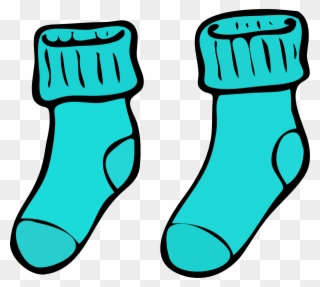 Download Free Printable Clipart And Coloring Pages - Colouring Pictures Of Socks - Png Download