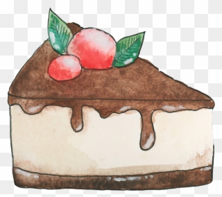 Graphic Transparent Library Cheesecake Drawing Vanilla - Drawn Cheesecake Png Clipart