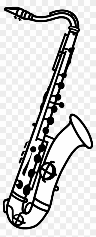 Clip Transparent Clarinet Clipart Drawn - Png Download