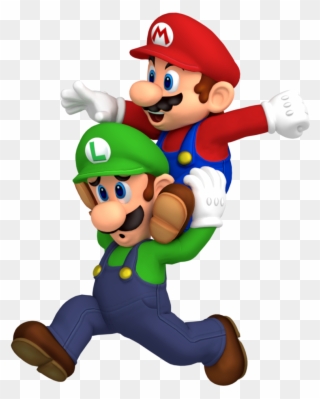 Mario And Luigi Superstar Saga Artwork Render By Nintega-dario - Mario And Luigi Render Clipart