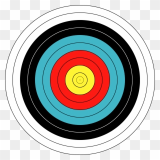 Archery Bullseye Cliparts - Archery Target Png Transparent Png