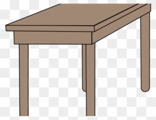 Desk Clipart Vector School - Standard Student Table Sizes - Png Download