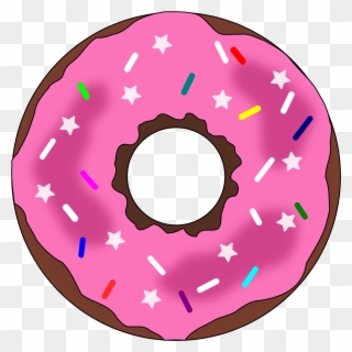 Dessert Clipart Doughnut - Donut Png Transparent Png