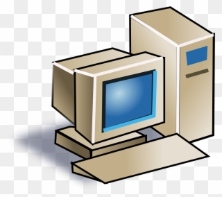 Steps To Take Before Giving Your Old Computer To A - Old Computer Clipart - Png Download