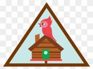 For Brownies - Brownie Cabin Camper Badge Pdf Clipart