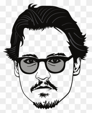 Johnny Depp Coloring Pages Clipart
