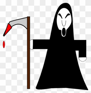 Death Png - Grim Reaper Png Cartoon Clipart