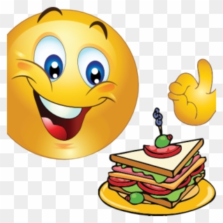 Free Smiley Clipart Delicious Clipart Delicious Smiley - Sandwich Clip Art - Png Download