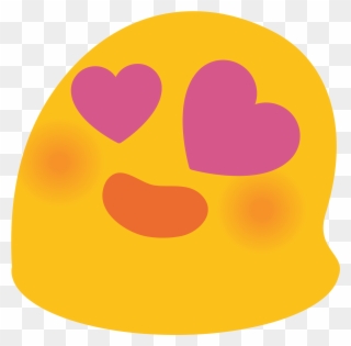 Emoji Double Heart Png - Heart Eyes Emoji Google Clipart
