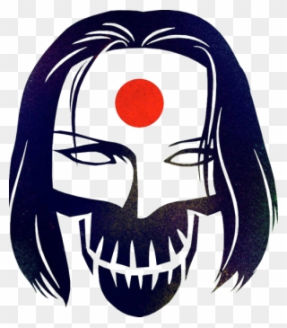 Suicide Clipart Nose - Katana Suicide Squad Logo Png Transparent Png