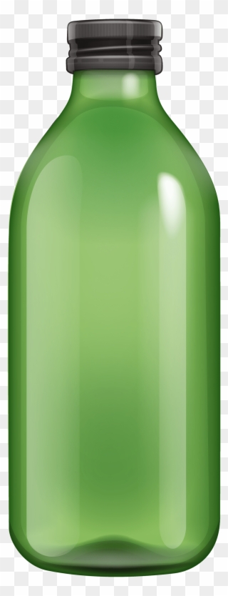 Bottle Green - Glass Bottle Clipart Png Transparent Png