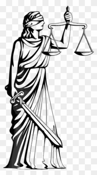 No "fairness Through Unawareness" - Lady Justice White Background Clipart
