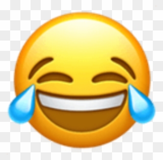 Emoji Iphone Laught Lol Emotions - Ios 10 Laughing Emoji Clipart