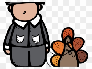 Pilgrim Clipart Melonheadz - Thanksgiving Clip Art Melonheadz - Png Download