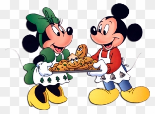 Mickey Mouse Eating Food Clipart