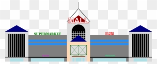 Previous - Mall Clipart Outside - Png Download