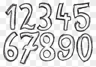 Numbers Png Free Download - Drawing Clipart