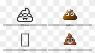 Pile Of Poo On Various Operating Systems Clipart