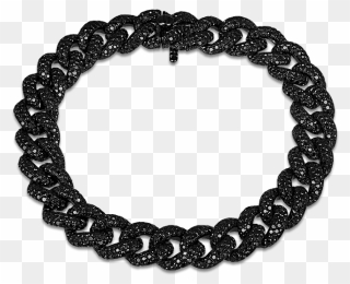 Black Diamond Chain Bracelet - Black Diamonds Silver Chain Clipart