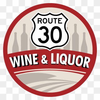 Route 30 Wine And Liquor - Label Clipart
