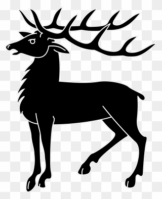 Deer Coat Of Arms Clipart