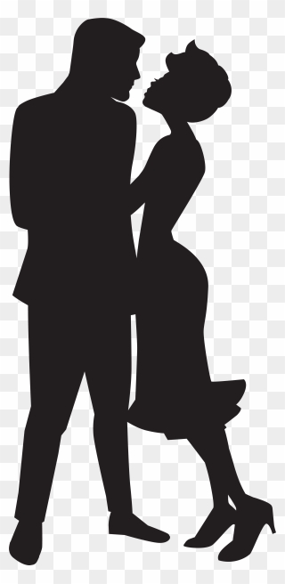 Silhouette Couple In Love Png Clipart