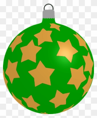 Patterned Bauble Clipart - Christmas Bauble Clip Art - Png Download
