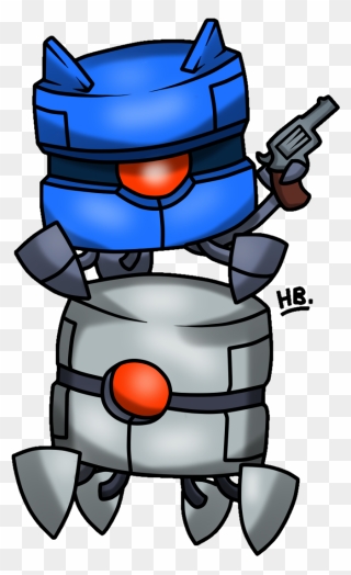 Robot Pile - Cartoon Clipart