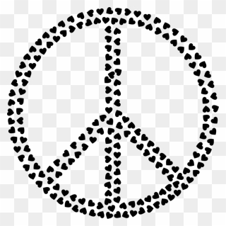 Visual Arts,symmetry,area - Gold Peace Sign Png Clipart