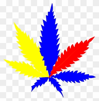 Marihuacol - Graffiti Marijuana Leaf Png Clipart